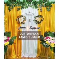 Wedding Proposal Event Decoration BACKDROP Size 3MX2.2M