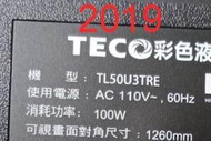 【尚敏】全新 東元 TL50U3TRE  LED電視燈條　直接安裝 (保固三個月)  (只限老客戶)