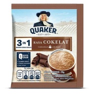 TERLARIS QUAKER OATMEAL 3IN1 RASA COKELAT SACHET 29GR | COD