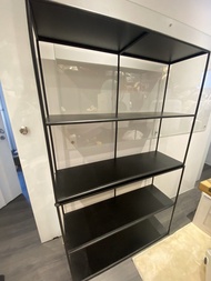 黑色儲物架 四層層架 車仔 Storage box Muji Drawers 無印良品 膠櫃桶 膠箱 膠櫃桶 置物櫃 outdoor waterproof cabinet 室外 室內 戶外 花園 天台