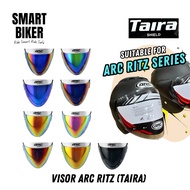 Visor ARC Ritz (Taira) Suitable Ritz Plain 2Tone Modern Visor Siang Malam