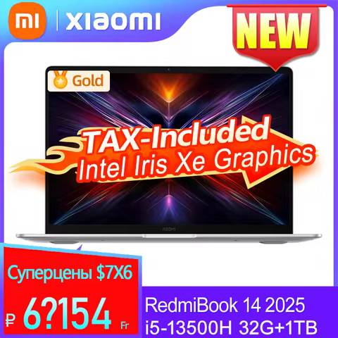 Xiaomi REDMI Book 14 2025 i5-13500H 32GB+1TB 14inch 2.8K 120Hz Screen