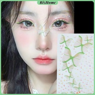 DIY สติกเกอร์คริสตัล เพชรติดหน้า ผีเสื้อติดหน้า รูปผีเสื้อ 3D Butterfly Sticker