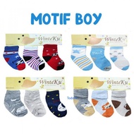 Baby Socks 3in1 Winteku Socks 0-3 Months