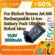 10.8V 3000mAh ABL-C/M6 For iRobot Braava Jet M6 Rechargeable Li-ion Battery Pack Ultimate Robot Mop