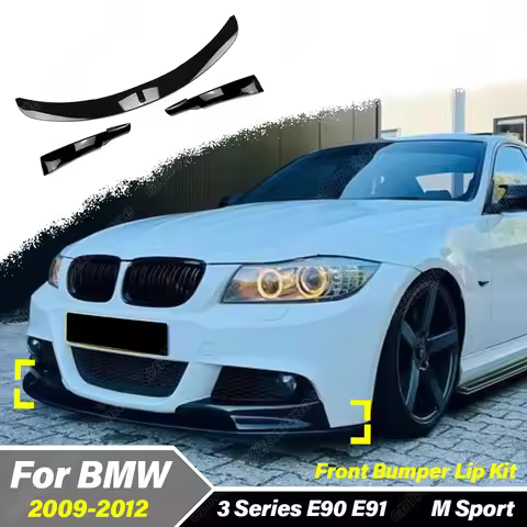 For Bmw 3 Series E90 E91 M Sport 2009 2010 2011 2012 Front Lower Bumper Splitter Lips Exterior Acces