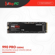 SAMSUNG 990 Pro PCIe Gen4 NVMe SSD (1TB / 2TB / 4TB)