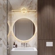 IKEE Led Mirror Front Lamp Modern Light Luxury Bathroom Mirror Cabinet Lamp Nordic Creative Personality Gold Dresser Lamp