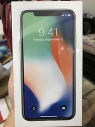 現貨 刷卡12期 台灣公司貨 全新未拆  iPhone X 256G 銀色 台中面交