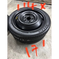 NEW BARU SPARE TIRE TYRE TAYAR 114 x 17”