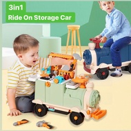 Ride01 Toy 3in1 Ride On Car Storage Doctor Tools Kids Gift