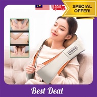 [ MALAYSIA READY STOCK ] U Shape Heating Shiatsu Body Shoulder Neck Massager Urut Leher Tulang Belak