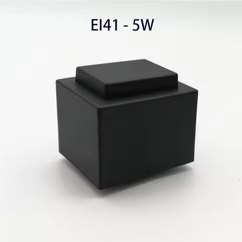 EI41 5W 5VA AC 220V To AC 9V 12V 15V Mini Sealed Type Plug In PCB Board 4P 2+2 Pin Power Single Phas