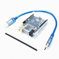 原廠相容的 ARDUINO UNO R3開發板+保護殼 CH341G 附USB傳輸線+排針 
