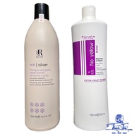 [ NK ] Combo of anti-yellowing purple shampoo and purple conditioner for bleached hair care Fanola N