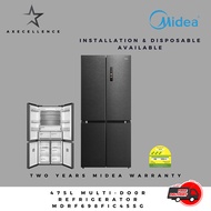 *BRAND NEW* MDRF698FIC45SG 475L MULTI-DOOR REFRIGERATOR - 2 YEARS MIDEA WARRANTY + FREE DELIVERY