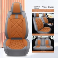 Spot goods 5 seats apply to Honda CRV Vezel Civiv Crown BR-V seat protection Car Seat Cover (2+3)seat Leather car accessories Four seasons Waterproof Non-slip
