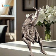 XeR Antique Brass Realistic Beetle Sculpture Dual Horned Beetle Figurine With Intricate Detailing Ca