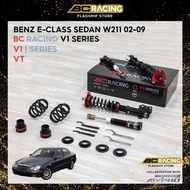 BC Racing V1 Series High Low Soft Hard Adjustable Absorber for Benz E-Class Sedan W211 02-09