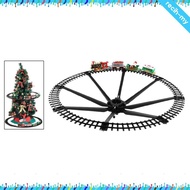 [RecihMY] Christmas Train Set Christmas Decoration Electric Christmas Tree Train Toy DIY with Light 
