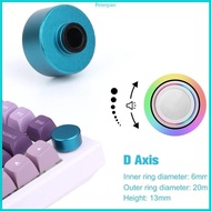 RPAN Round Keyboard Knob Metal Knobs for F75 IK75 Mechanical Keyboards Precise Control for Gamer and