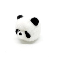 方塊動物園 -熊貓 羊毛氈 鑰匙圈、吊飾、擺飾