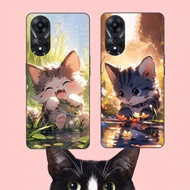 Honor X9c Smart X7c X6c X9b X8b X7b X6b X9a X8a X7a X6a X9 X8 X7 X6 5g cute Kitty Cat 2 case casing