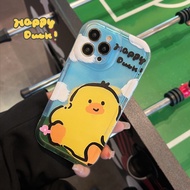 Funny Cartoon Duck for Iphone14 14plus 14pro 14promax 13mini 13 13Pro 13pro Max 12Mini 12 12 Pro 12 Pro Max 11 11 Pro 11 Pro Max X Xs Xr Xs Max 7 8 Plus Soft Cellphone Case Cover Shell