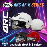 🔥READY STOCK❤️ARC AF-6 Series❤️Topi Keledar ARC❤️Half ARC AF6❤️Helmet ARC Murah❤️Topi Murah Cantik