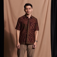 KEMEJA NONA RARA - Dignity Short Sleeve M0236, Men's Short Sleeve batik shirt