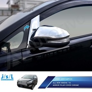 All New Innova Mirror Pillar Cover Chrome/ New Toyota Innova Accessories