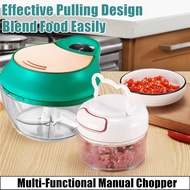 SG Food Chopper | Manual Garlic, Ginger, Onion & Meat Crusher for Kitchen