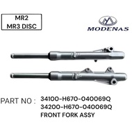 MODENAS KRISS MR2 / MR3 110 (DISC BRAKE) FRONT FORK ABSORBER ORIGINAL 34100-H670-040069Q / 34200-H67