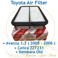 (100% Original) TOYOTA AIR FILTER AVANZA 1.3 (2005-2006) / TOYOTA CELICA ZZT231/ KEMBARA AIR FILTER 17801-16020
