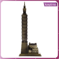 Taipei 101 Bronze Building Model Desktop Decoration Travel Souvenir Gift
