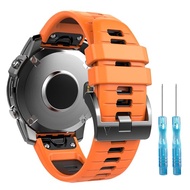 TiMOVO 22mm Sport Bands Compatible with Garmin Fenix 7/7 Pro/6/6 Pro/5/5 Plus/Sapphire/7 Solar, Soft