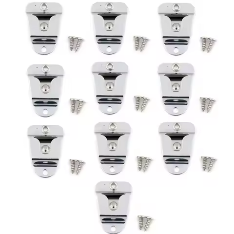 10pcs Handheld Mic Holder Microphone Speaker Hang Up Clip for Motorola CB CM300 GTX800 Kenwood HLN90