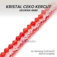 [4mm] Czech Crystal Cone 4mm | Czech Crystal Beads Cone 4mm | Czech cone 4mm | DIY Beads