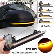 Audi A4 A5 B8 B8.5 A3 8P Q3 A6 C6 4F S6 SQ3 A8 D3 8K RS3 RS4 S5 Dynamic Indicator Light Turn Signal 
