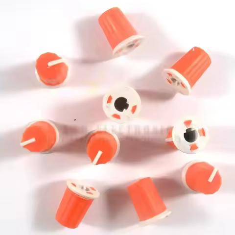 10pcs Hiqh quality EQ Rotary Knob For Pioneer DJM800 900 2000 NXS, DAA1176 DAA1305 Orange Color
