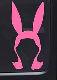 BOB'S BURGER TV SERIES BUNNY EARS LOGO STICKERS SYMBOL 6" DECORATIVE DIE CUT DECAL FOR CARS TABLETS