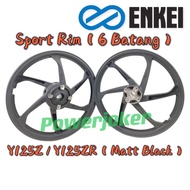 Yamaha Y125Z Y125ZR 125Z 125ZR (140 / 160 X 17) Sport Rim ENKEI 6 Batang (1 Set) Y 125 Z R (Cutting Standard Original)