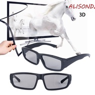 ALISONDZ 3D Glasses TV Passive Home Theater Projector Film 3D Game 3D Vision