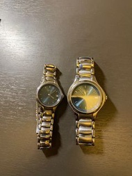 Titus Stainless Steel Watches 鐵達時天長地久錶一對