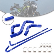 ท่อน้ำหล่อเย็นหม้อน้ำซิลิโคนชุดสำหรับคาวาซากิ Z900 2017-2024