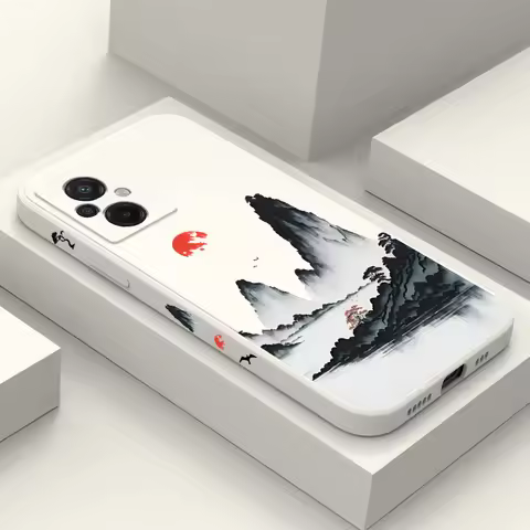 Sunset Red Phone Case For Xiaomi Poco F7 X7 M6 X6 F6 M5 M5S F5 X5 F4 X4 M4 F3 M3 X3 F2 Pro X2 C40 4G