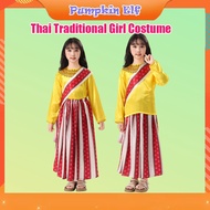 Girl Traditional Dress Indonesia Muslim Ethnic Costume Thai Clothes