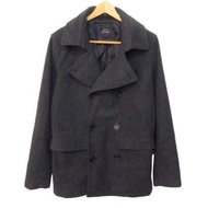 ete TETE HOMME Coat Pea mm Staggered plaid Direct from Japan Secondhand