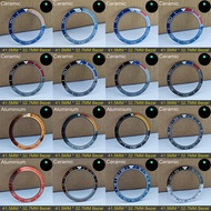 41.5mm Sloping Ceramic/Aluminum Luminous Bezel Insert For 43mm Case Watch Accessories Inner Diameter