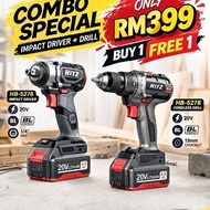 HITZ COMBO SPECIAL IMPACT DRIVER+ DRILL 20V